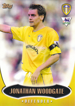 Jonathan Woodgate Leeds United 2003 Topps Premier Gold #LU3